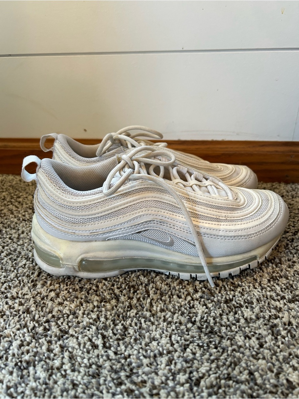 Nike Neutral-Tone Air Max 97 Sneakers in Off-White